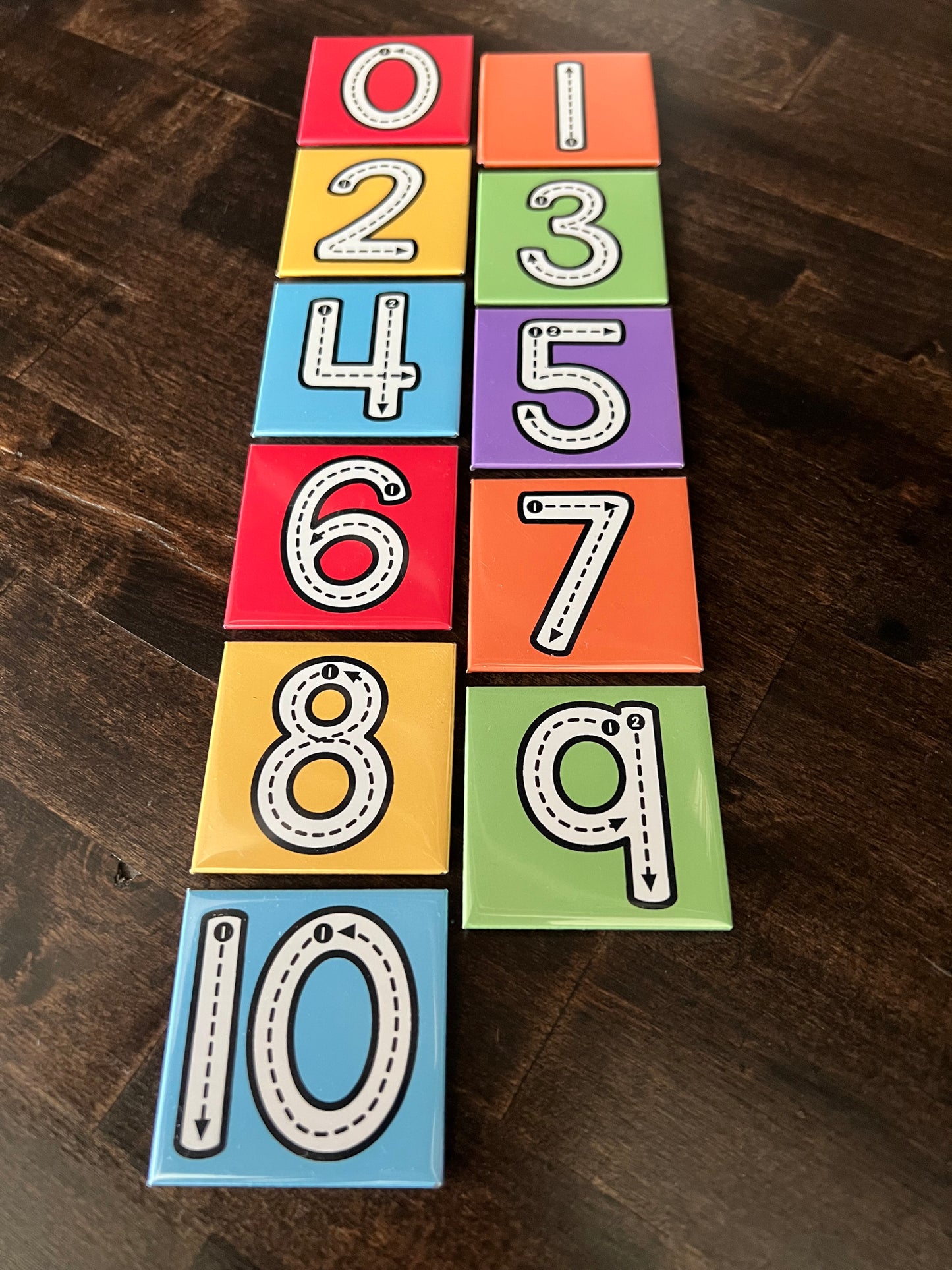 Number Tracing Magnets 0-10