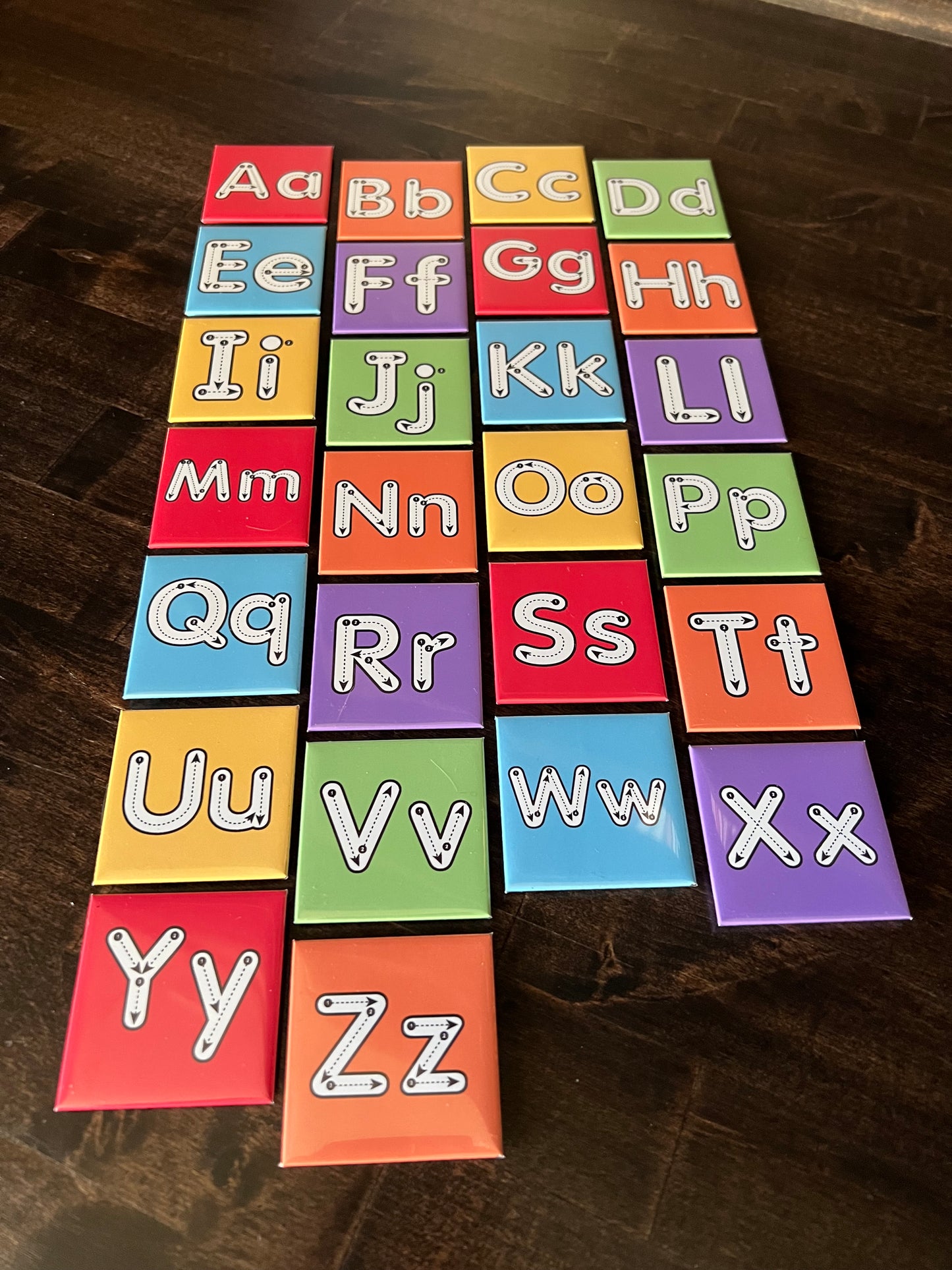 Alphabet Tracing Magnets - Uppercase & Lowercase Letters